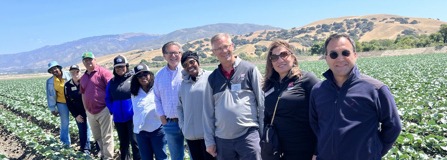 Group of people standing in field